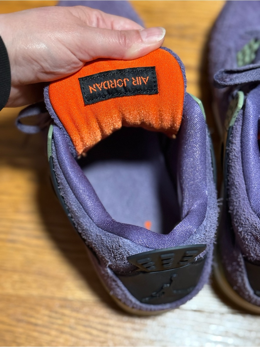 2022 Air Jordan 4 Retro “Canyon Purple” Sneakers Women: 9.5 Men: 8 - Picture 7 of 14